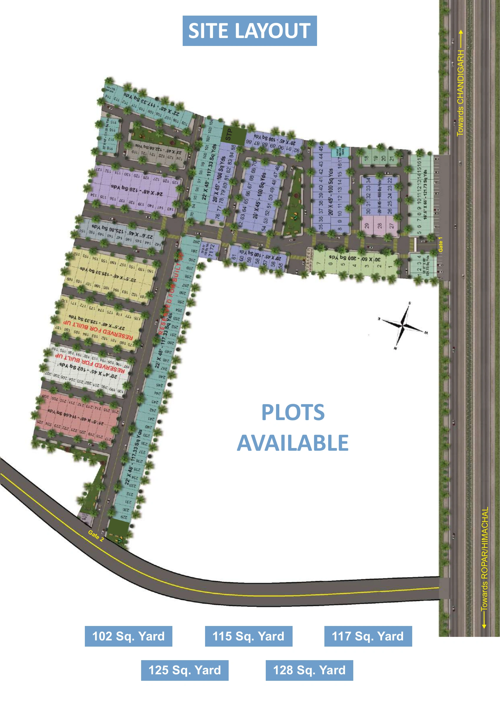 Brochure site layout