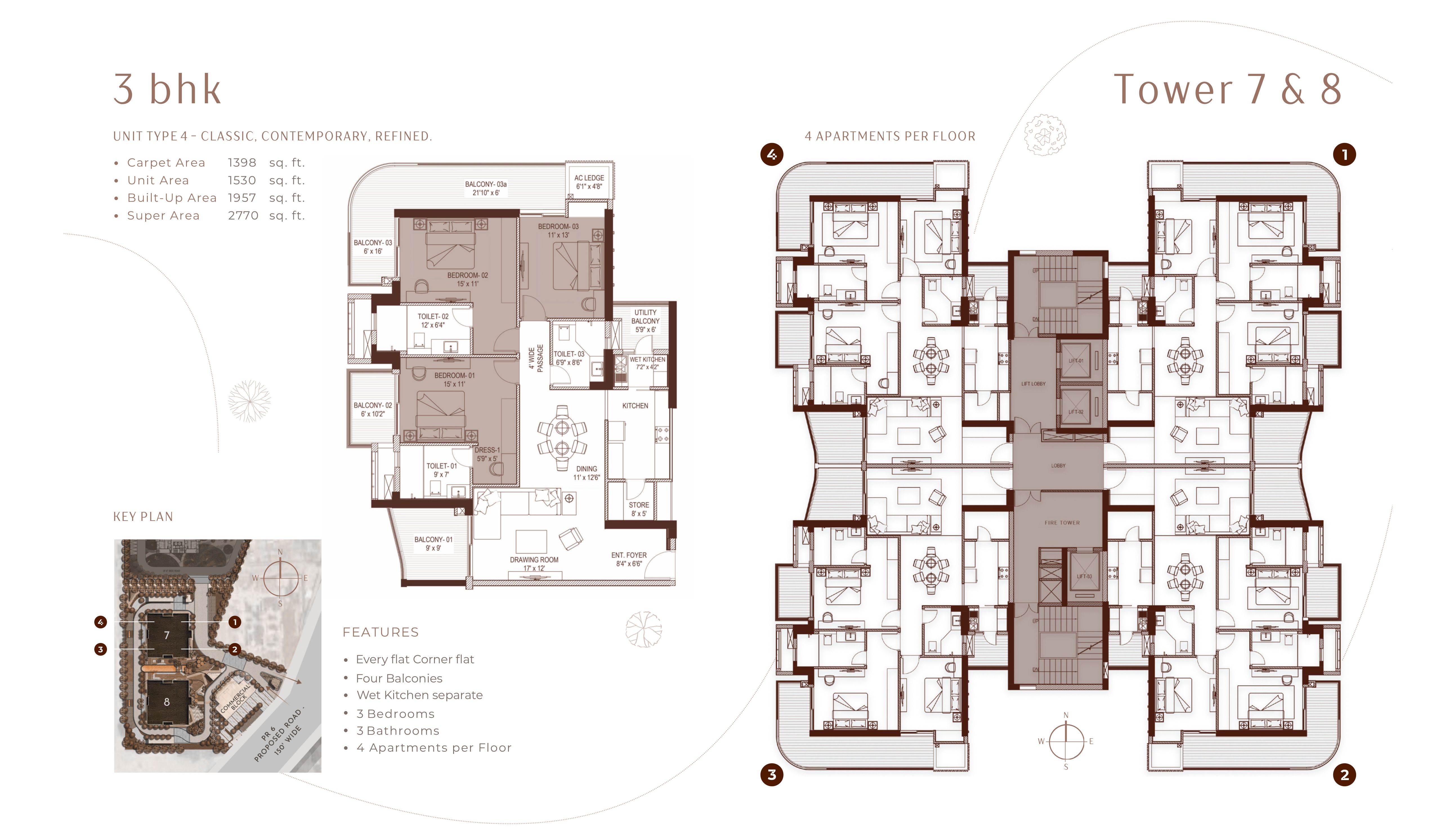 Highland Mayfields · 3 BHK recorded layout