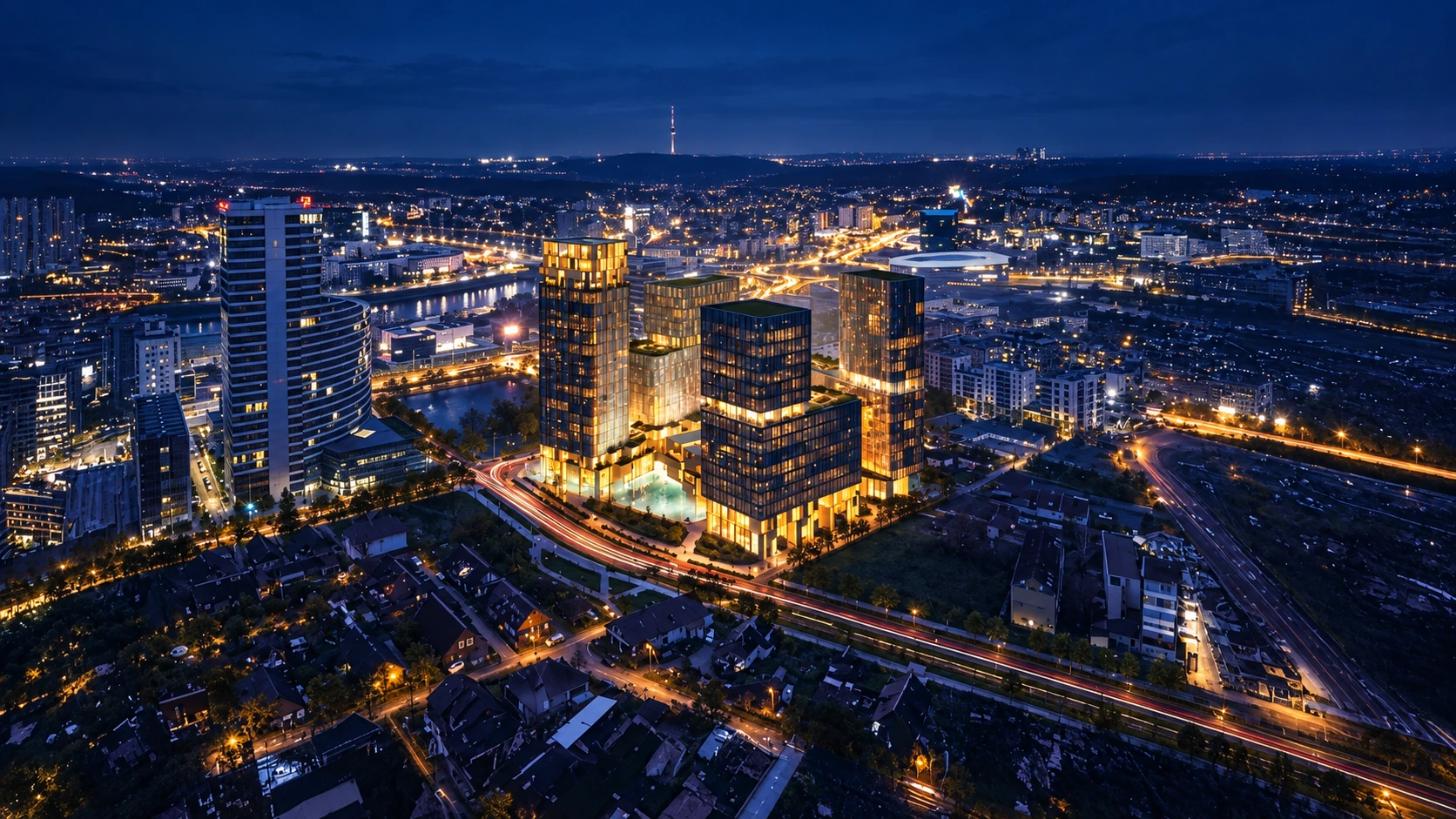Homeland Global Business Park · enhanced brochure illustration