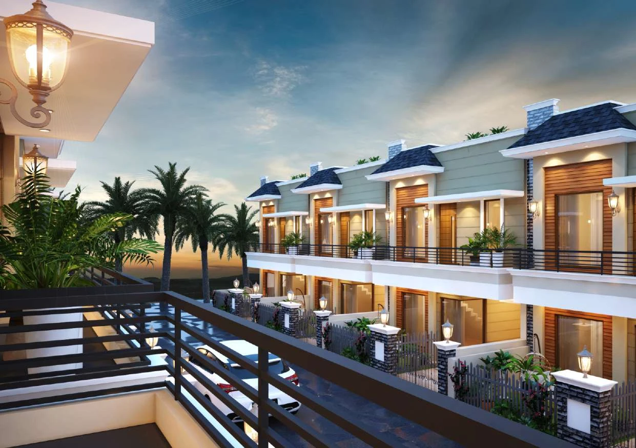 MKG Estate · brochure villa illustration