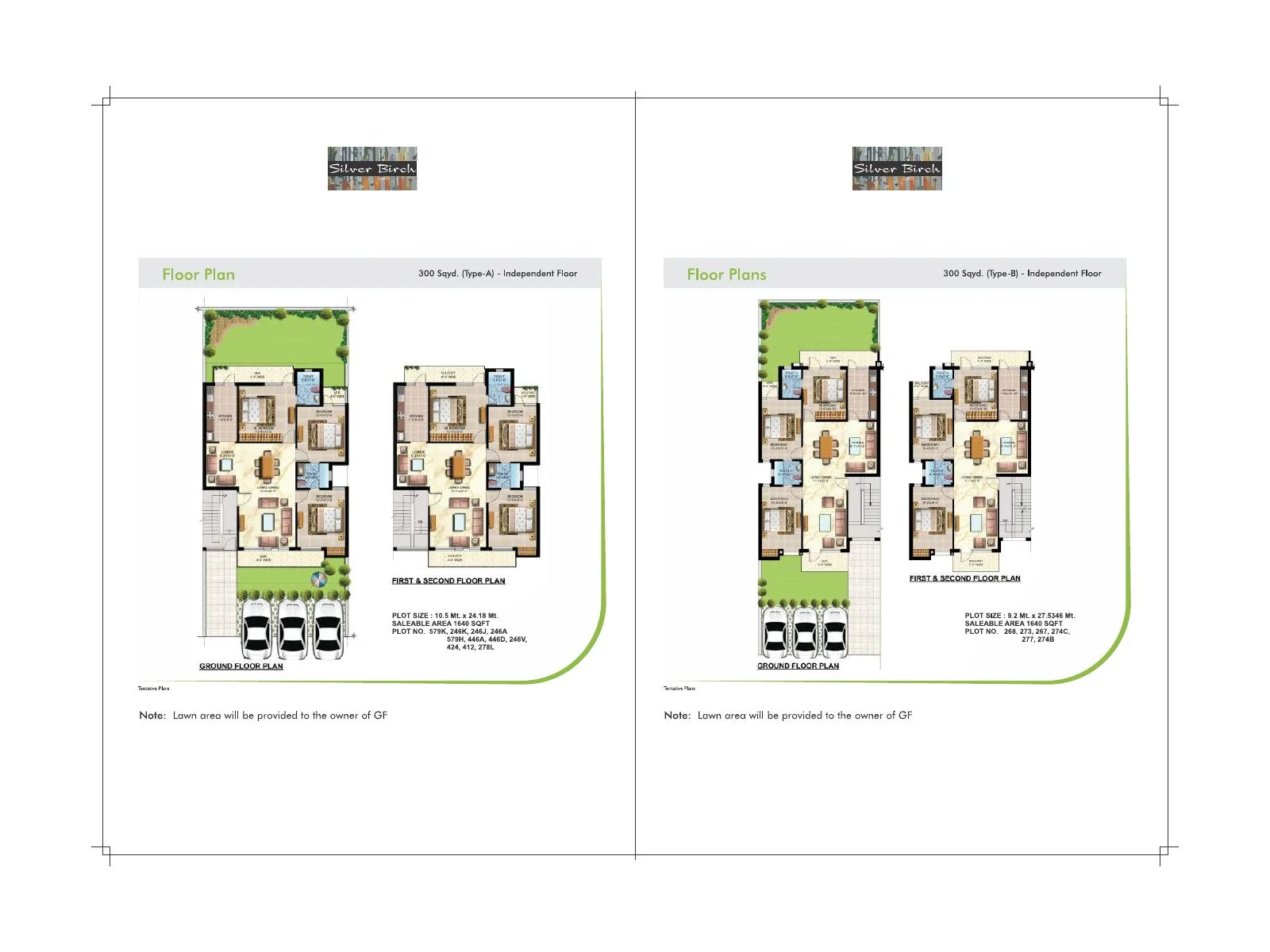 Omaxe Silver Birch · 3 bedrooms recorded layout