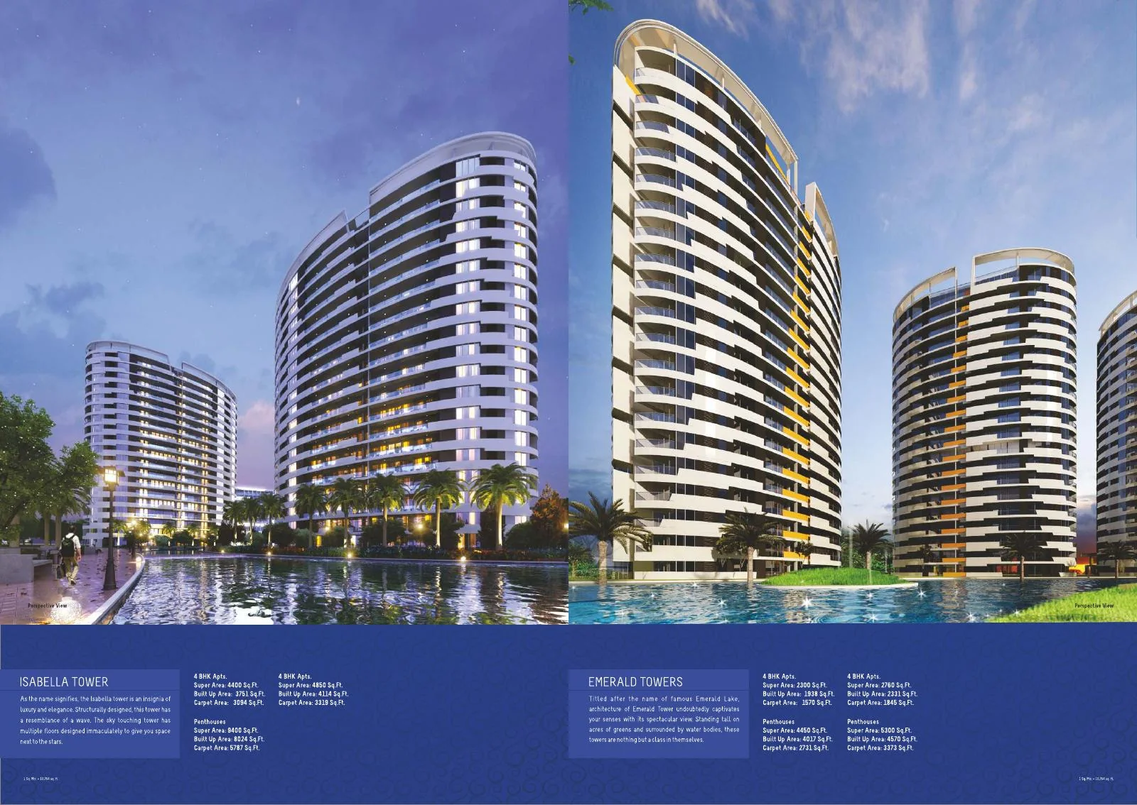 The Lake · 4 BHK recorded layout