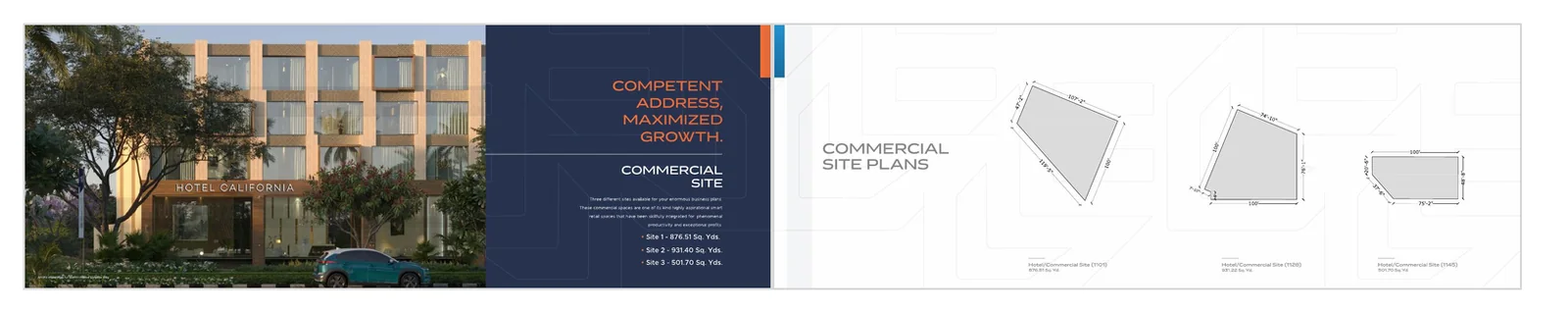 South Extension I · Hotel / commercial plot recorded layout