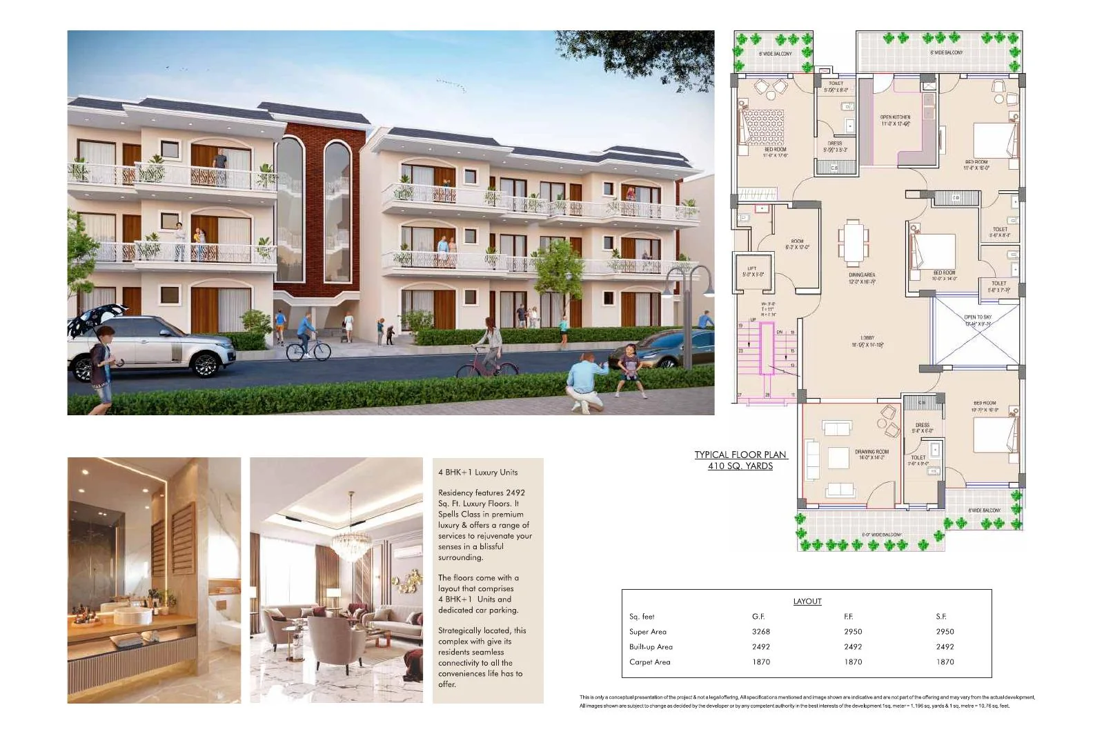 Urbana Residency · 4 BHK + 1 recorded layout