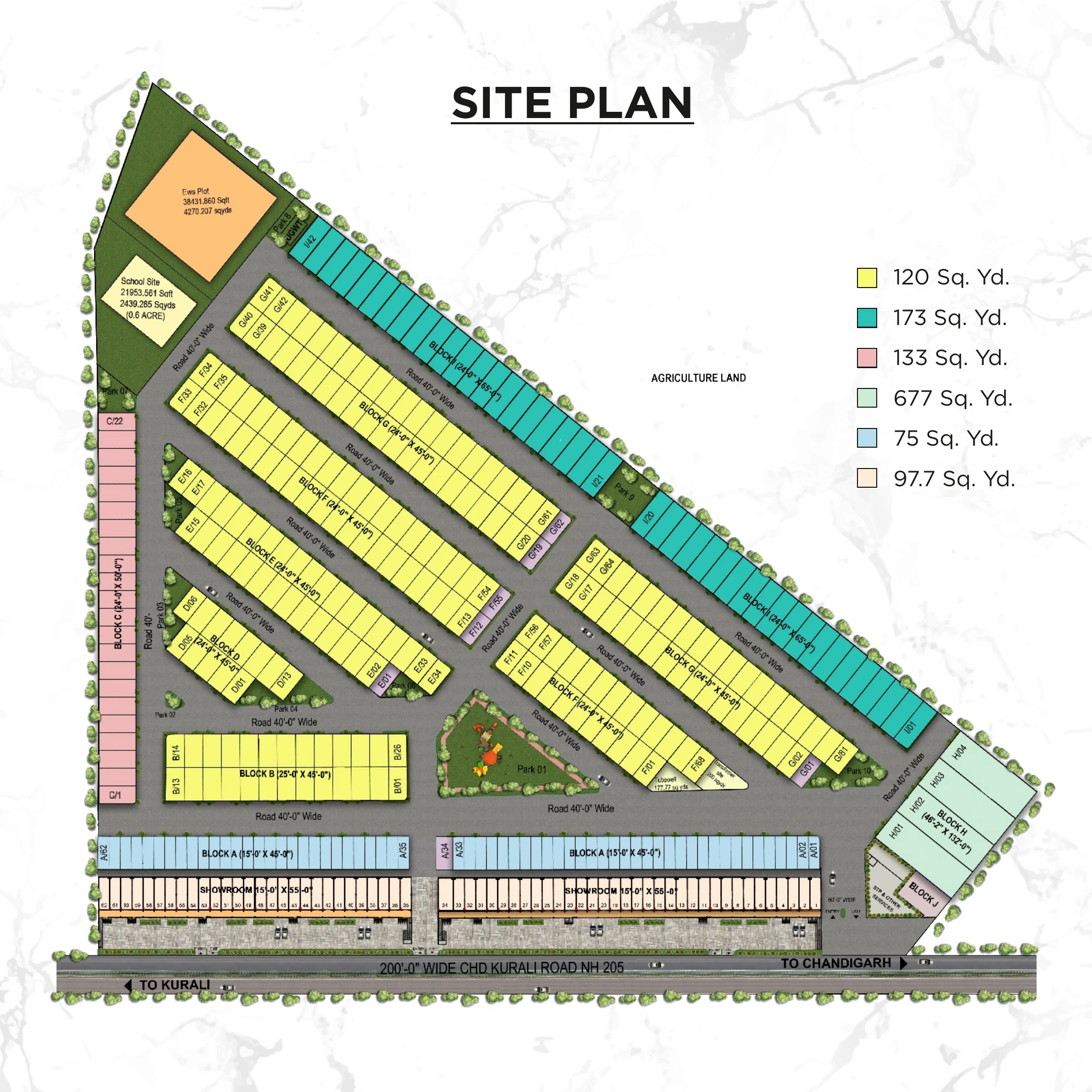 Motiaz Gill Estate · site plan · page 5