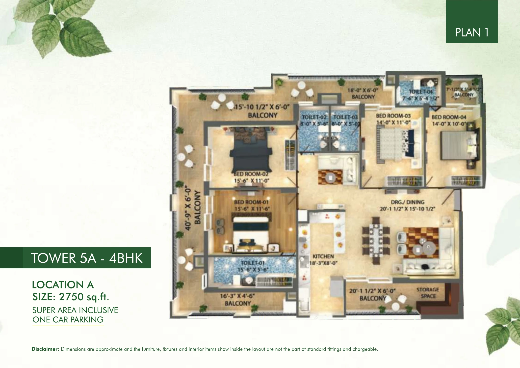 Trishla City · 4 BHK recorded layout