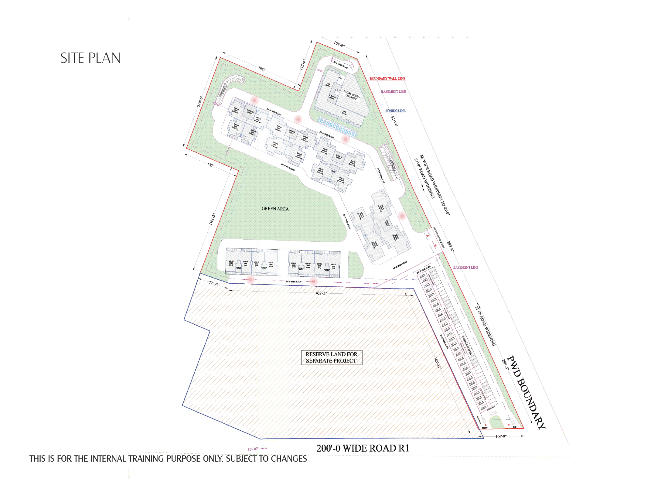 Evoq Select site plan