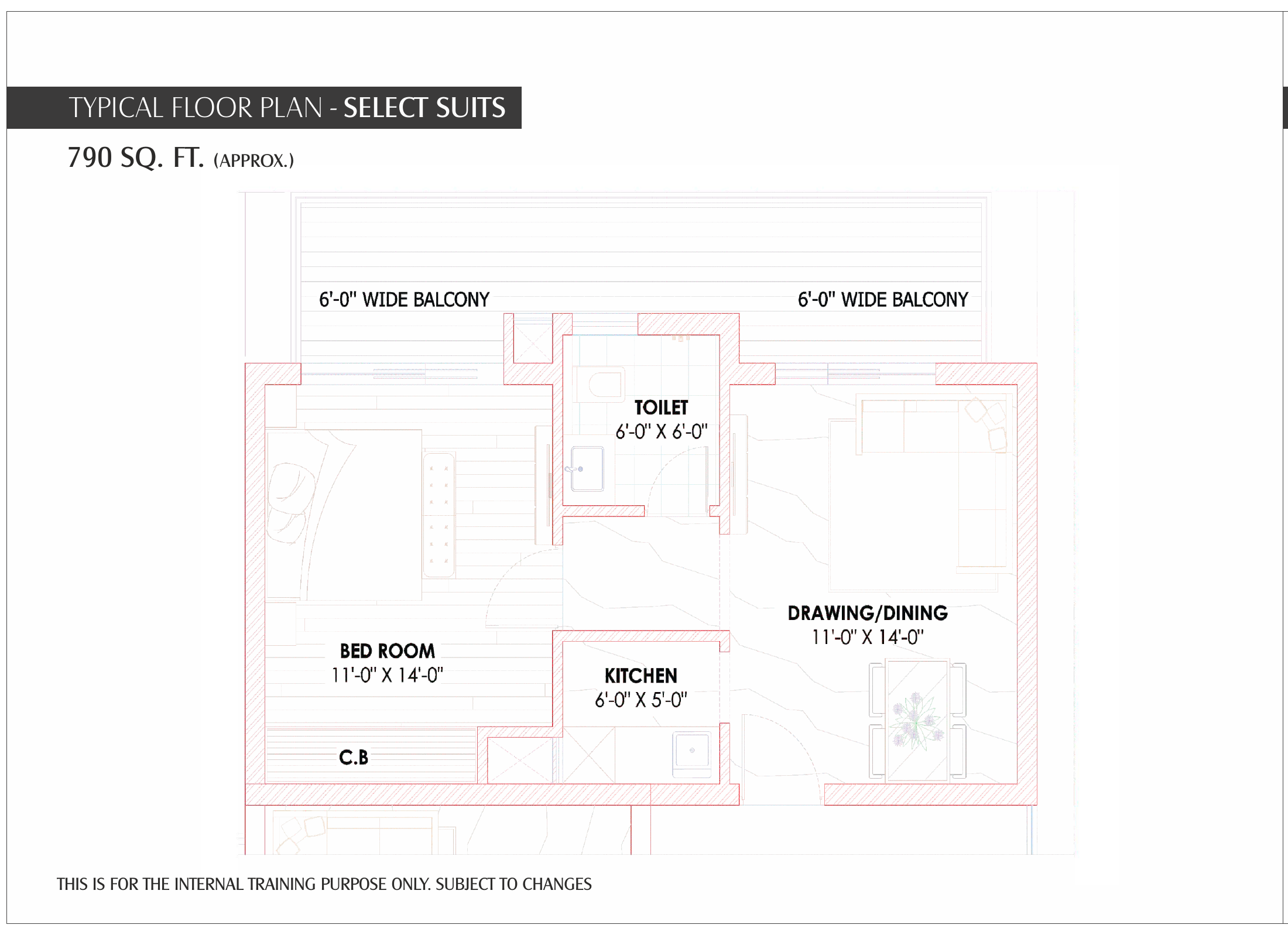 Evoq Select · Select Suite recorded layout