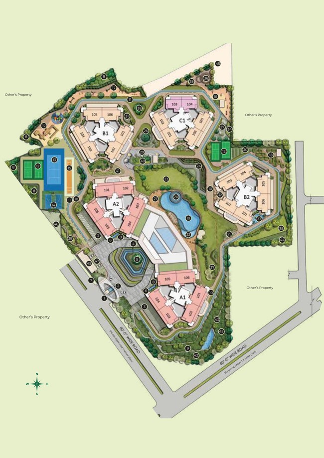 Leafsong Retreat master site plan