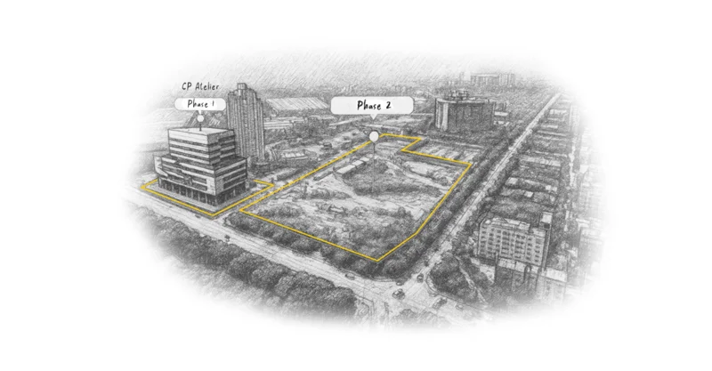 Phase 1 and Phase 2 · illustrative site reference