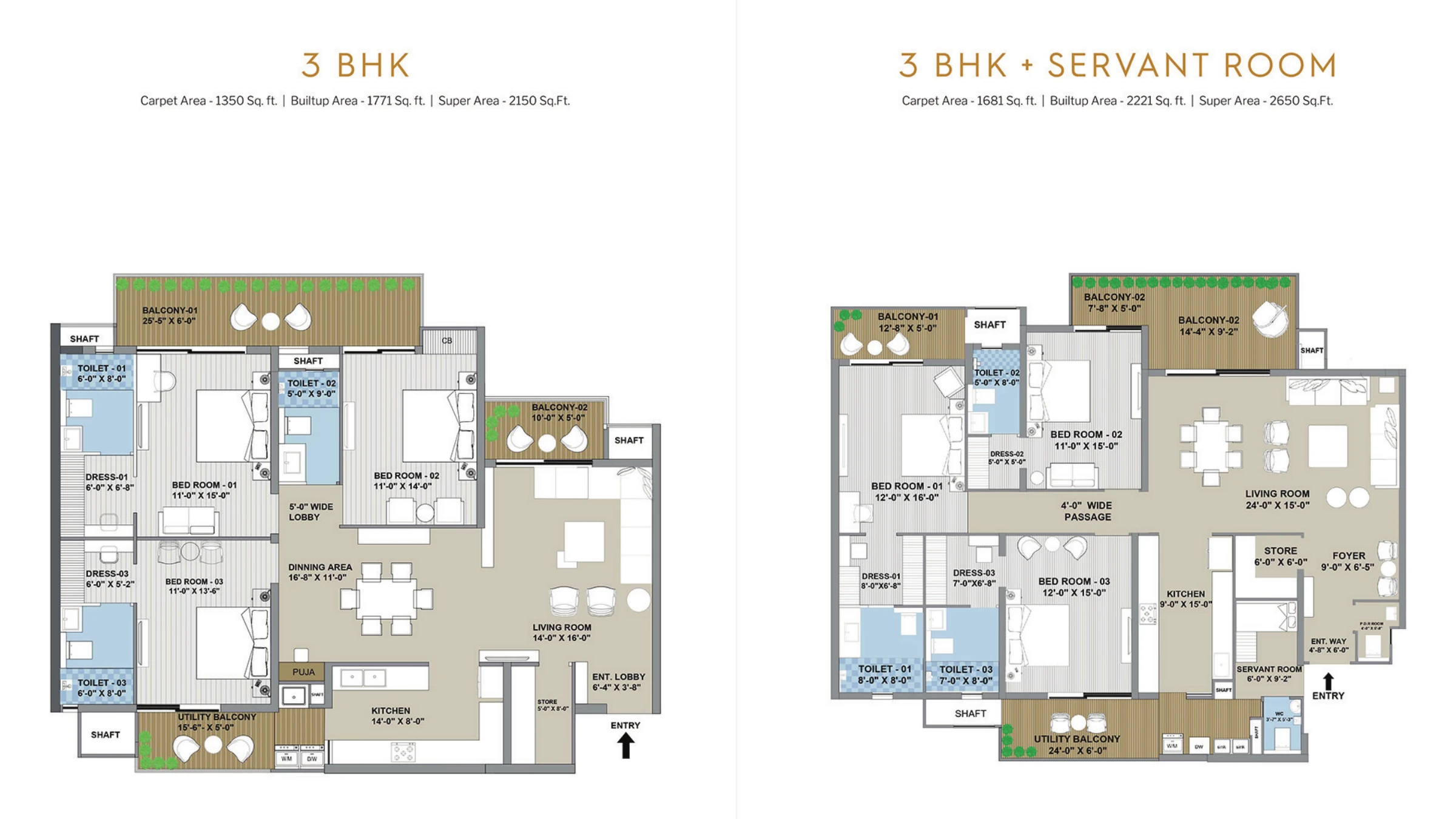 Affinity Belgravia · Residential · 3 BHK recorded layout