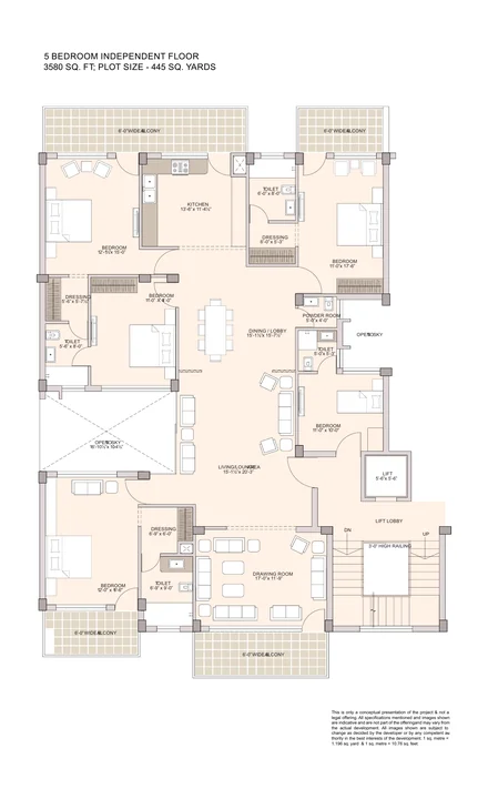 Brochure floor plan · page 3