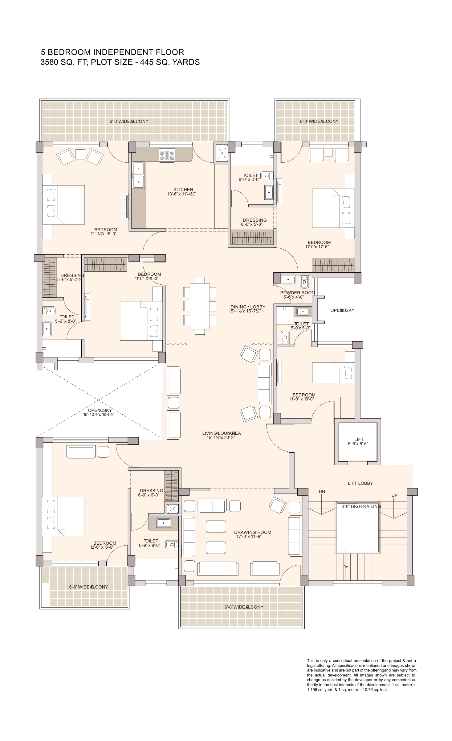 Brochure floor plan · page 3