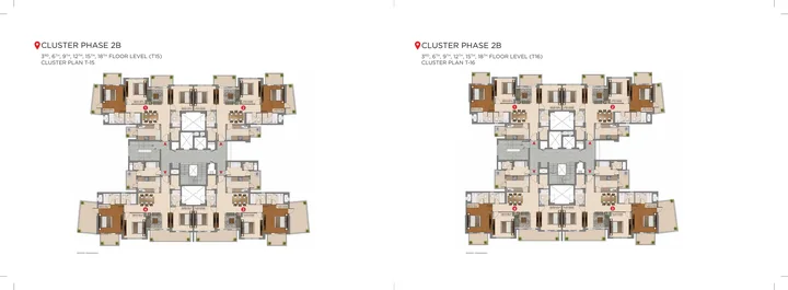 Phase 2B cluster plans · T15 and T16