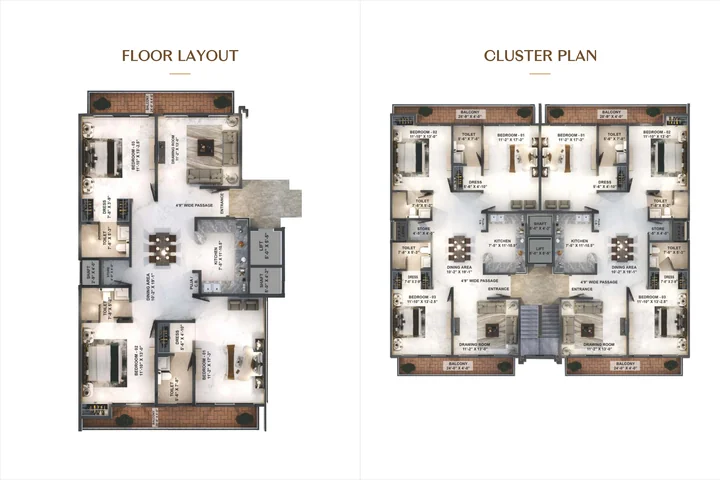 Brochure floor plan · page 19