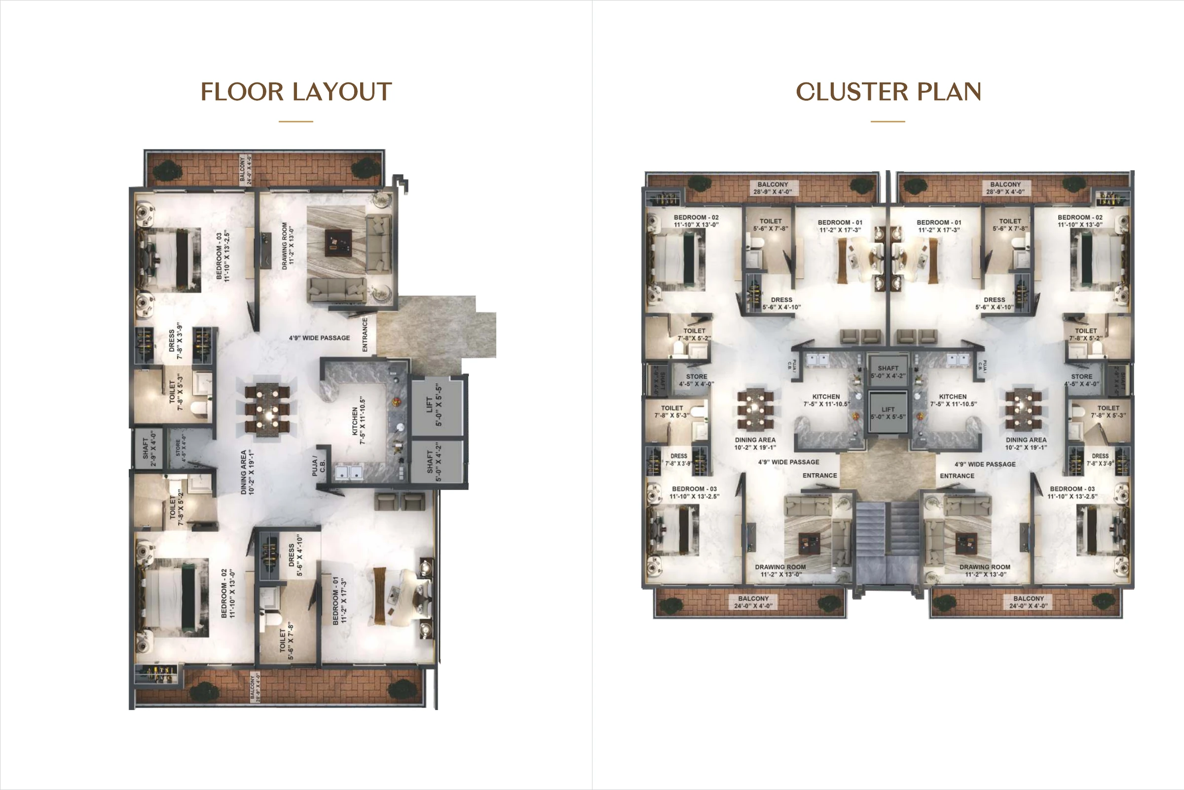 Brochure floor plan · page 19